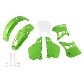 UFO Full Body Replacement Plastic Kit Kawasaki KX 125cc 90-91