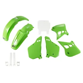 UFO Full Body Replacement Plastic Kit Kawasaki KX 125cc 90-91