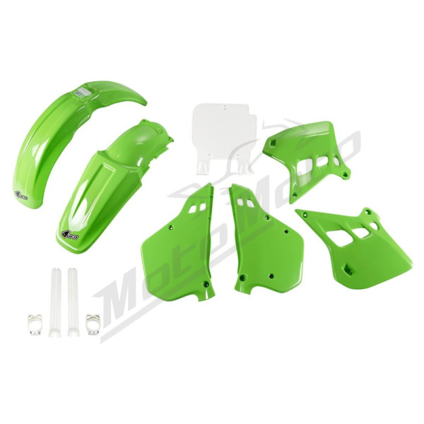 UFO Plastikų komplektas Kawasaki KX 125cc 90-91