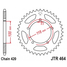 Rear sprocket JTR464