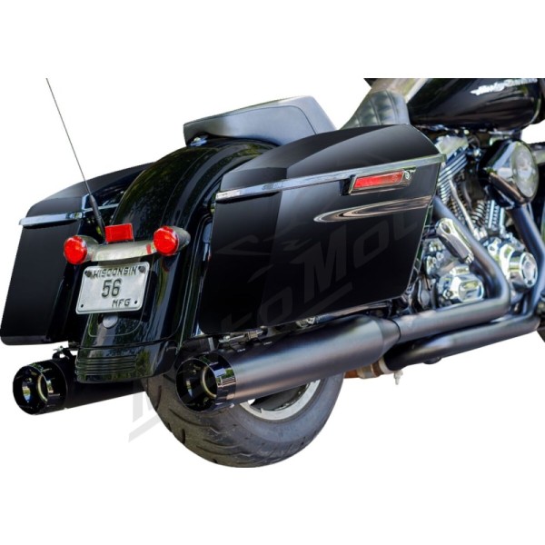 S&S CYCLE 4-1/2" MK45 Performance Mufflers Harley Davidson FLH / FLHR / FLHRC / FLHRCI 1340-1800cc 84-16
