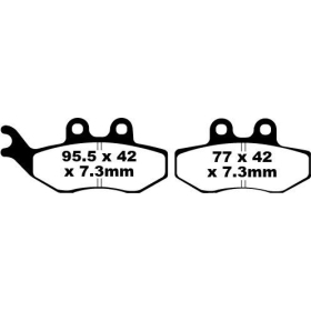 EBC SFA Brake Pads BENELLI / BMW / CPI /DERBI / GILERA / PEUGEOT / PIAGGIO / SYM / VESPA 50-400cc 97-13