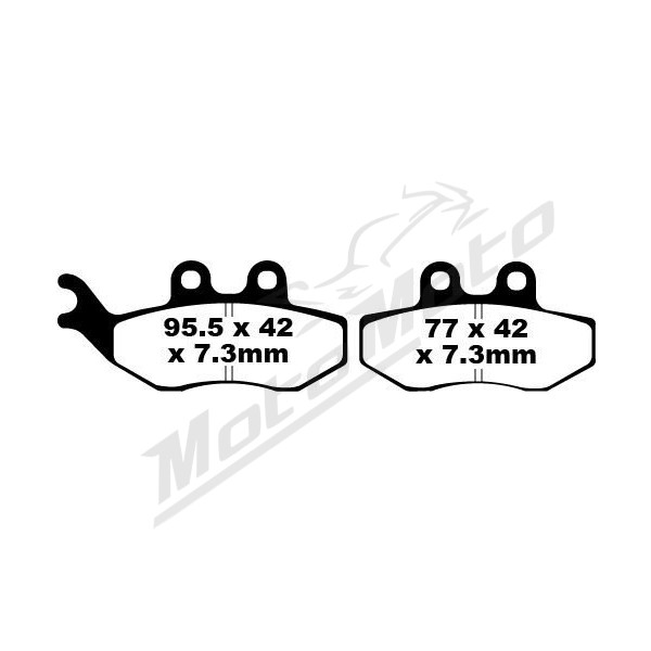 EBC SFA Brake Pads BENELLI / BMW / CPI /DERBI / GILERA / PEUGEOT / PIAGGIO / SYM / VESPA 50-400cc 97-13