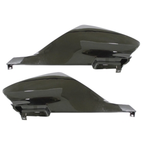 Tec-X Rear side cover kit Black Derbi Senda R / SM 50cc 00-10