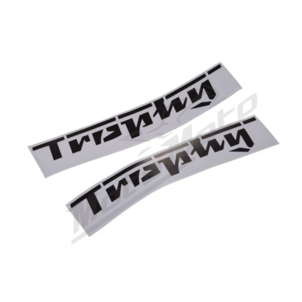 TROPHY sticker black