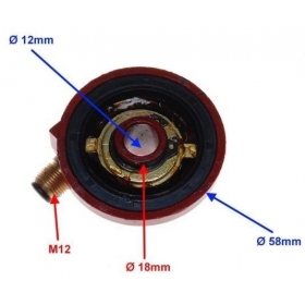 Speedometer sensor CHINESE SCOOTER/ CPI/ KEEWAY/ KYMCO Ø58 Ø12 red