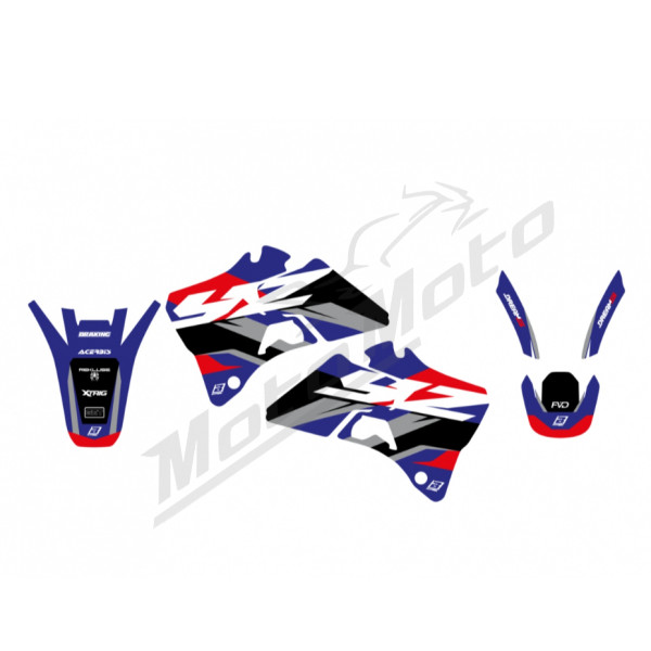 Blackbird DREAM 5 grafikos lipdukų kompl. Yamaha YZ 125-250cc 96-01
