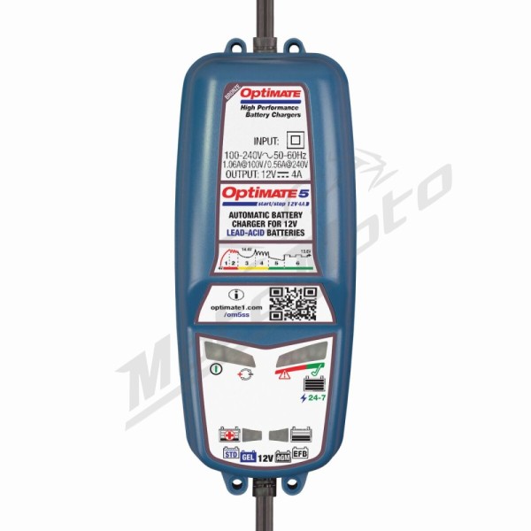 TECMATE OptiMate 5 Start/Stop Battery Charger