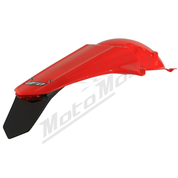 UFO Enduro Red Rear Fender with Light Honda CRF 250-450cc 09-13