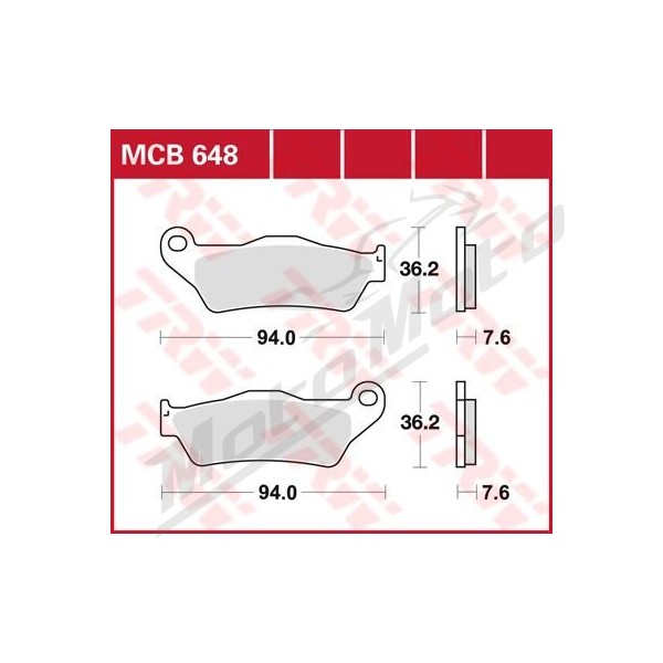 TRW All Round Sintered Metal Brake Pads Aprilia / BMW / Cagiva / Ducati / Harley Davidson / Husqvarna / KTM / Suzuki / Triumph / Yamaha 125-1200cc 92-24