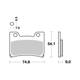 Sbs Brakepads Ceramic Yamaha FZR 600-1000cc 92-95