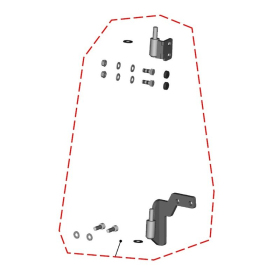 DFK Door hinge kit Right Polaris Ranger 570 Midsize 2022