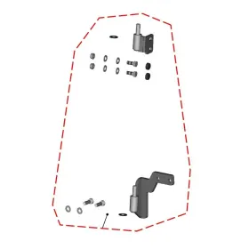 DFK Door hinge kit Right Polaris Ranger 570 Midsize 2022