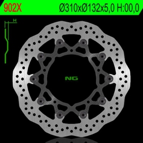 NG BRAKES 902X plūduriuojantis stabdžių diskas YAMAHA FZ8 / XT / YZF-R1 / YZF-R6 600-1200 05-21