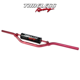 Universal aluminium handlebar TIMELESS Enduro Race Red Ø22mm 800mm