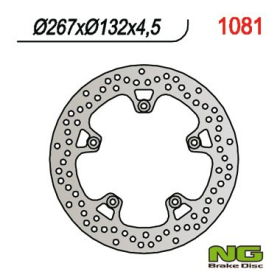 NG BRAKES Front Fixed Brake Disc 267mm Yamaha FZ8 / Grand / Majesty 125-500cc 04-16