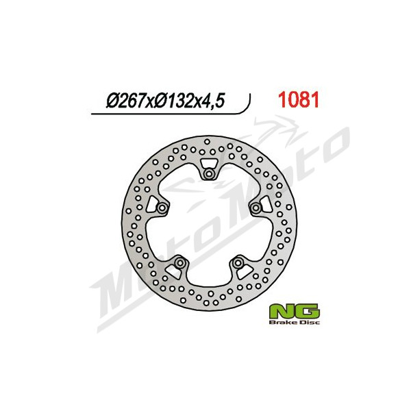 NG BRAKES Front Fixed Brake Disc 267mm Yamaha FZ8 / Grand / Majesty 125-500cc 04-16