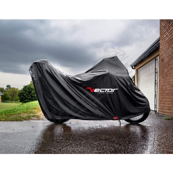 VECTOR H2O motociklo / motorolerio uždangalas su vieta galinei daiktadėžei M-L