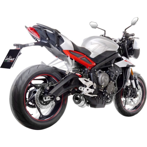 LEOVINCE LV One Evo Slip-On Muffler TRIUMPH STREET TRIPLE 660-765 17-23