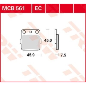 TRW All Round Sintered Metal Brake Pads Kawasaki / Yamaha 125-450cc 04-25