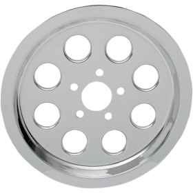 DRAG SPECIALTIES Chrome Outer Rear Pulley Insert Harley Davidson FLH / FLHR / FLHRCI 1340cc 83-99