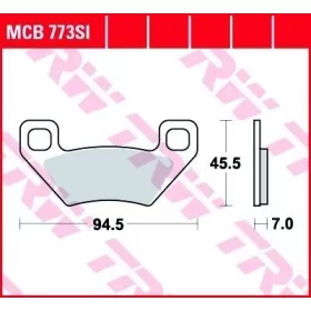 BRAKE PADS TRW MCB773SI OFFROAD