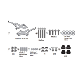 KAPPA Windscreen Mount Royal Enfield Super Meteor 650 23-25