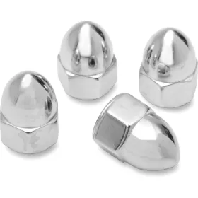 DRAG SPECIALTIES Chrome Ware Acorn Nuts M6 x 1.0 5vnt.