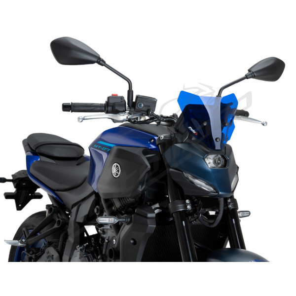 PUIG Sport Windshield blue Yamaha MT-07 700 2025