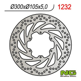NG BRAKES Front Fixed Brake Disc 300mm BMW / Husqvarna 650-800cc 08-18