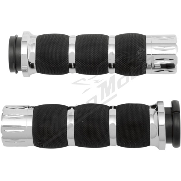 AVON GRIPS Air Grips chrome Ø25.4mm Harley Davidson FXST / FLSL / FLHX / FLDE 1584-1977 08-24