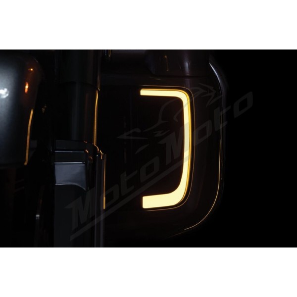 KURYAKYN Tracer LED Front Fairing Lower Grill Inserts Black Harley Davidson FLHTCU / FLHTCUTG / FLHTK / FLTRU / FLHXSE 1690/1923 14-24 