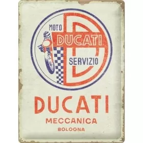 Metalinė lentelė DUCATI MOTO SERVIZIO 30x40