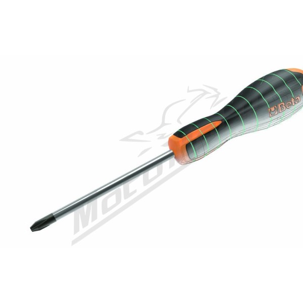 BETA TOOLS Set of 8 slotted and Phillips screwdrivers