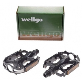 Pedalai aliuminiai WELLGO 9/16" 2vnt.