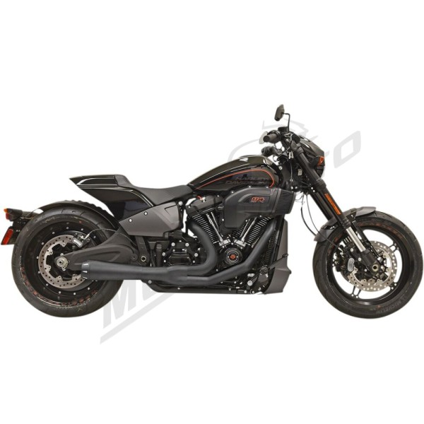 BASSANI XHAUST 2-into-1 Road Rage Exhaust System Harley Davidson 1750-1923cc 2018-2026