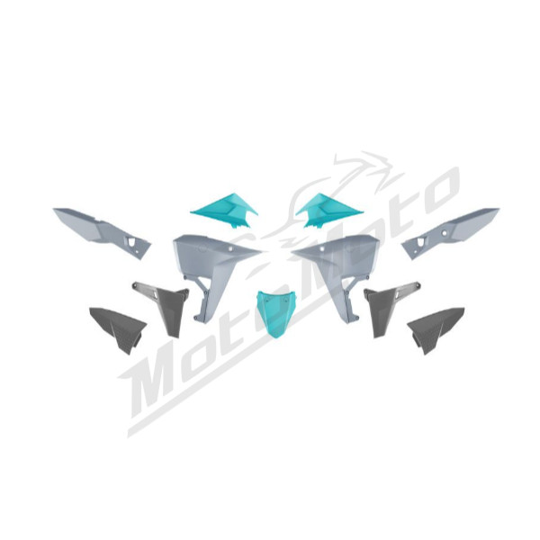 Racetech Plastic Set Kove X Pro / Rally 800 24-25 Blue/Grey