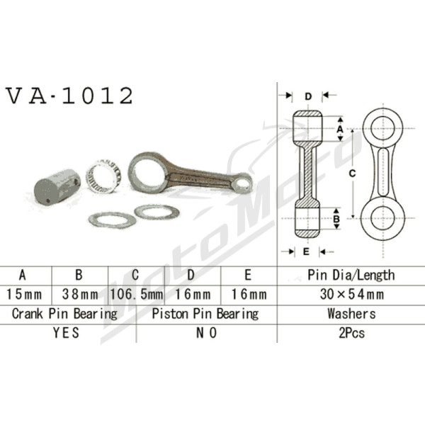 VESRAH Connecting rod Honda TRX 200 90-97