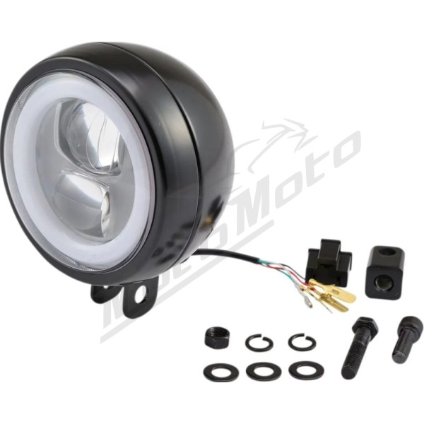 DAYTONA CAPSULE120 Universal Headlight 120mm (bottom mount)