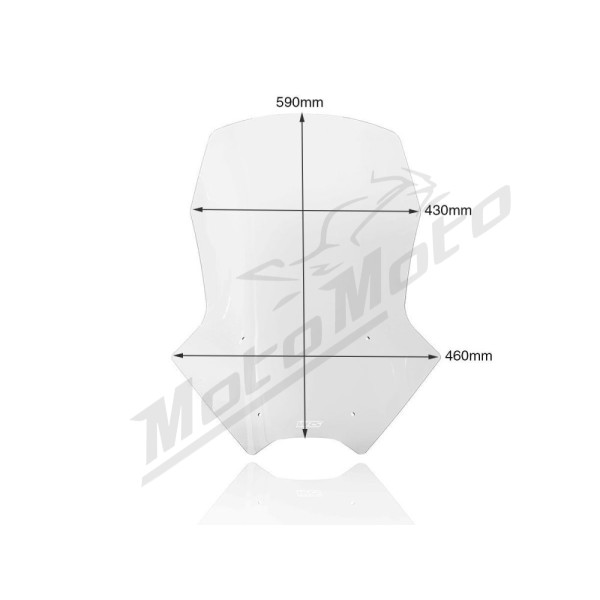 WRS Windscreen for Scooter Clear Honda NSS 750 ABS 21-24