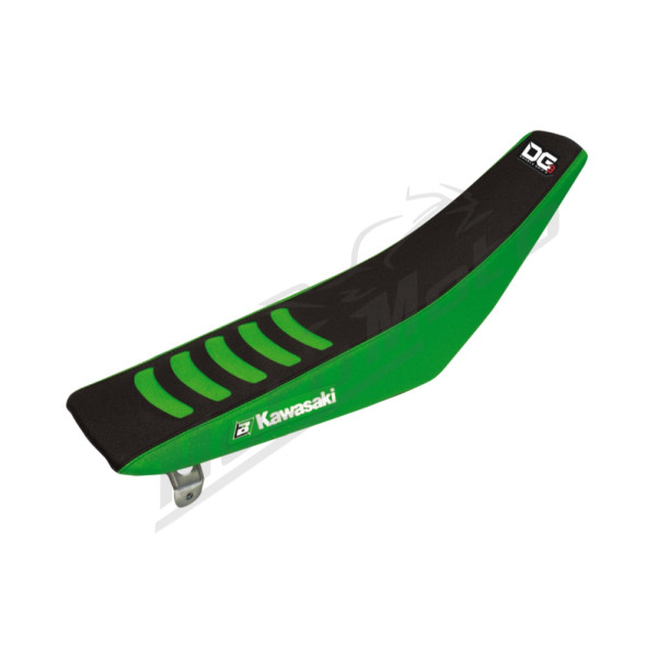 Blackbird sėdynės užvalkalas DOUBLE GRIP 3 Kawasaki KX 85 2001-2013 Žalia/Juoda