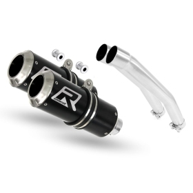 Suzuki GSXR 1300 Hayabusa 2008-2019 Dominator Exhaust Silencer Muffler GP BLACK + dB killer
