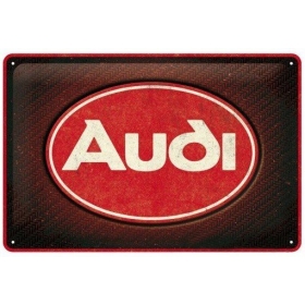 Metal tin sign AUDI 20x30