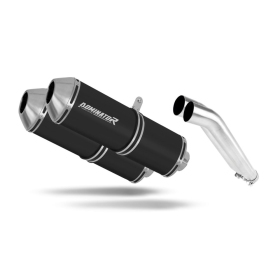 Suzuki GSX 1400 2001-2005 Exhaust Silencer Muffler OVR BLACK + dB killer