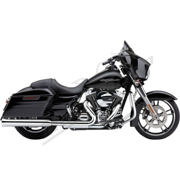 COBRA Neighbor Hater Slip-On Mufflers Harley Davidson FLHR / FLHRC / FLHRCI / FLHRI / FLHT / FLHTC / FLHTK / FLTRX 1340-1800cc 95-16