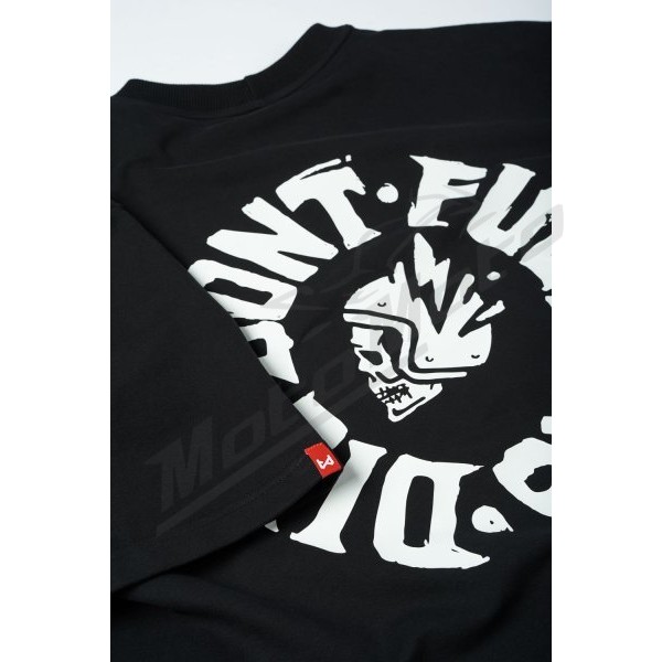 PANDO MOTOLUKE DON'T DIE BLACK Oversized T-Shirt Unisex
