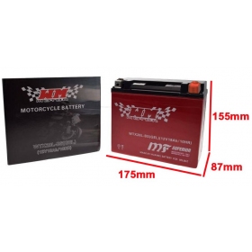 Batterie moto Lithium YTX7L-BS / YTZ7S 12V 6AH