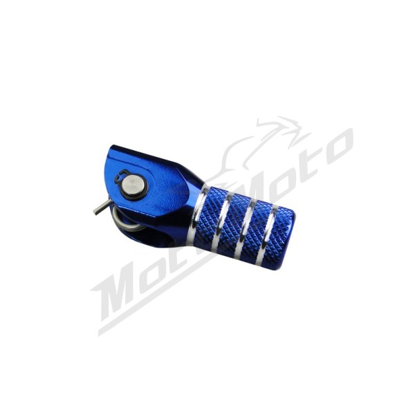 SCAR Shift Lever Matte Black/Blue Endpiece Kawasaki KX 250 09-21