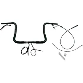 FAT BAGGERS INC. Round Top Handlebar Kit Black 91.5x30.5cm Harley Davidson FLHLT / FLHX / FLHXL / FLHXSE 1923-1977 23-26