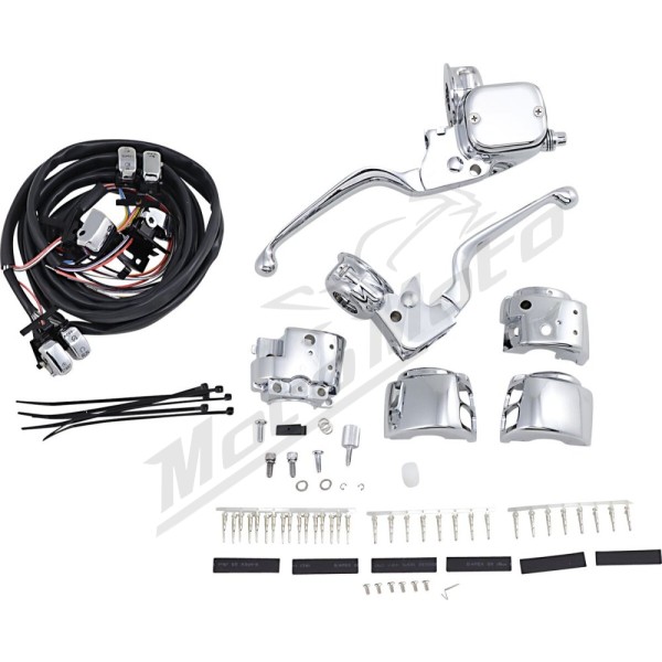 DRAG SPECIALTIES Handlebar Control Kit with Mechanical Clutch Harley Davidson FLST / FLSTC / FLSTCI / FLSTF 883-1800cc 96-11